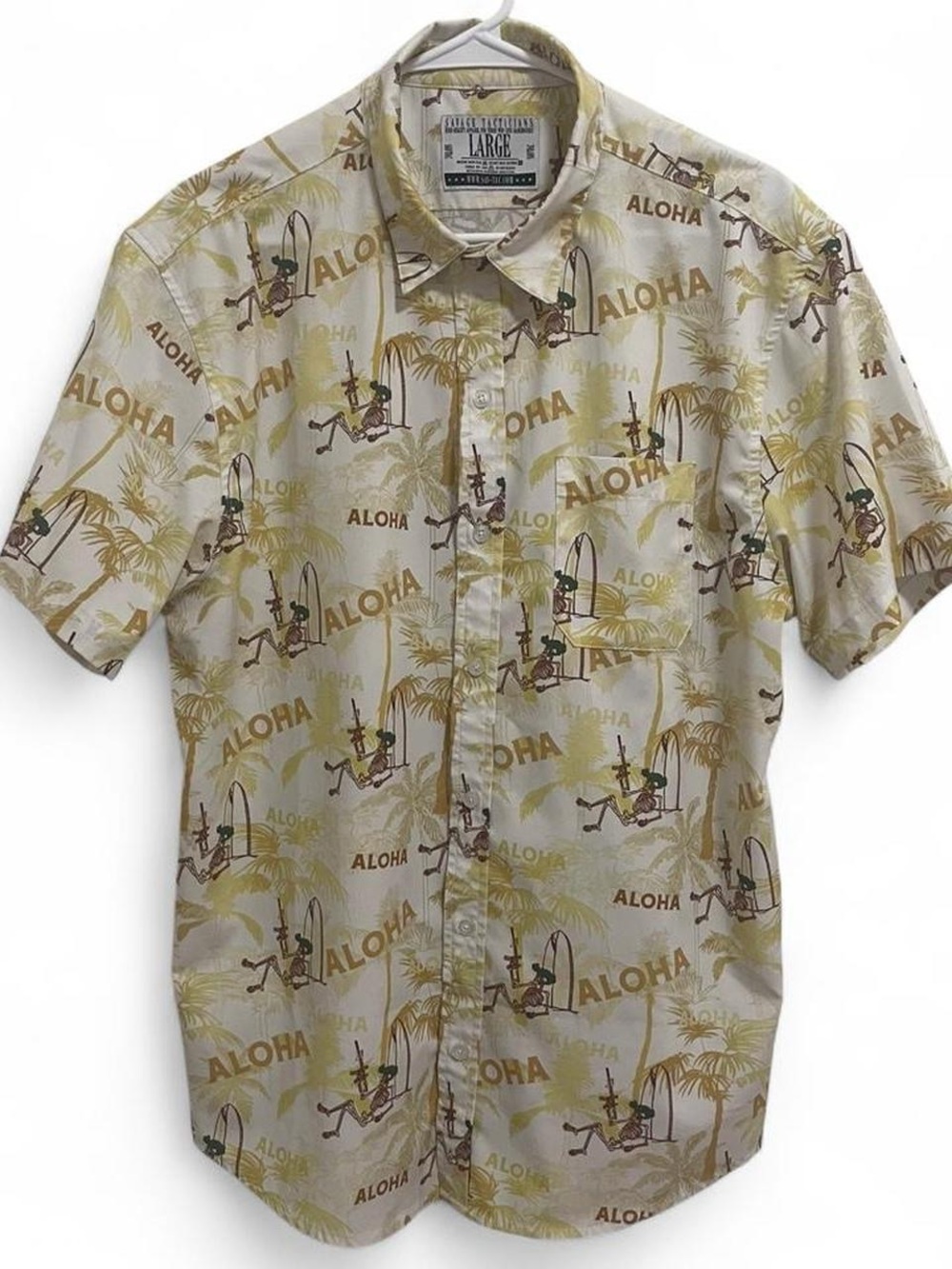 Savage Tacticians Hawaiian Button Up Shirt